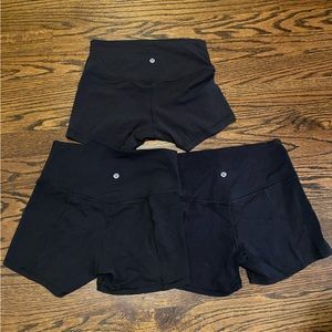 Lululemon align shorts. Size 8. Black. 4 inch inseam. Worn once.
